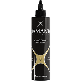 DIAMANTE COLORE IN OLIO 8 BIONDO CHIARO 250 ML.